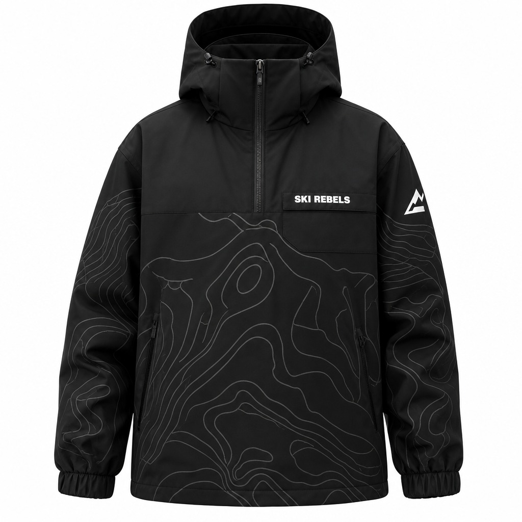 Pullover Shell in Black